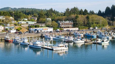 Depoe Bay Harbor on the Oregon Coast Editorial Photo - Image of county ...