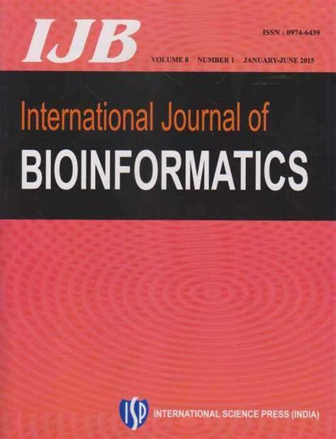 Buy International Journal of Bioinformatics Subscription - Serials ...