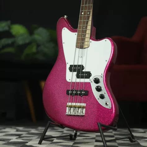 Baixo Cordas Studebaker Weasel Short Scale Pink Sparkle