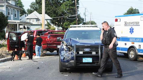 Brockton police officer injured, driver charged in crash involving K9