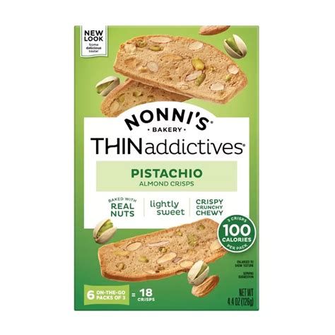 Nonni's Thin Addictives Pistachio Almond Crisps - Shop Cookies at H-E-B