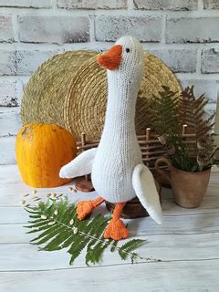 Ravelry Knitted Silly Goose Pattern By Olga Chepizhnaya