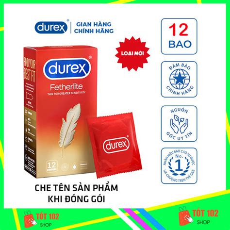 Durex Ch Nh H Ng Bao Cao Su Nam Durex Du Fetherlite Ultima Kingtex