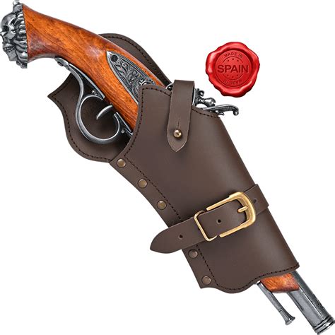 Cowboy Holster For Pistols And Revolvers Brown