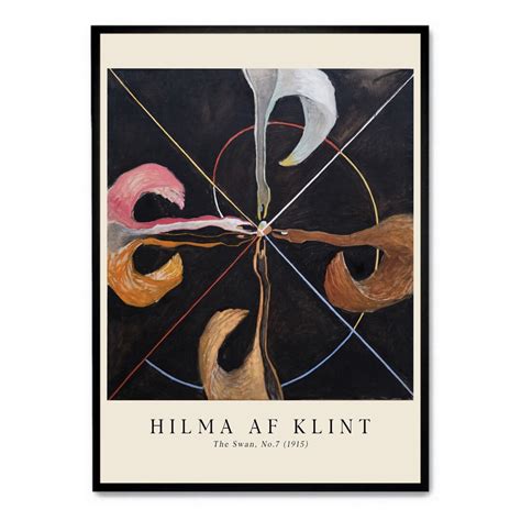 Hilma Af Klint The Swan Exhibition Poster Hilma Af Klint Museum Print