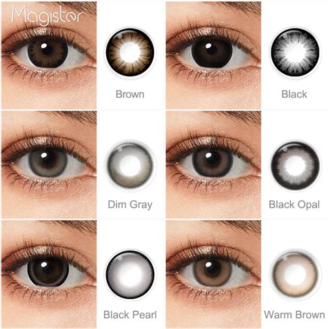 Jual Magister Softlens Hitam Softlens Mata Normal Lensa Kontak Warna