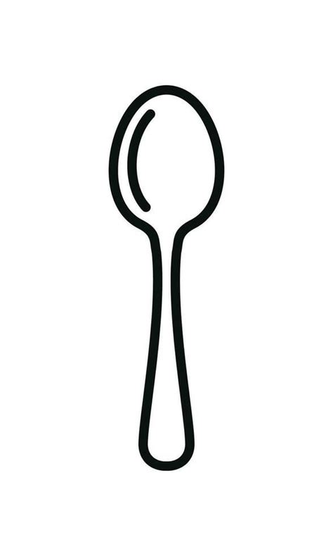 Spoon Icon Isolated On White Background