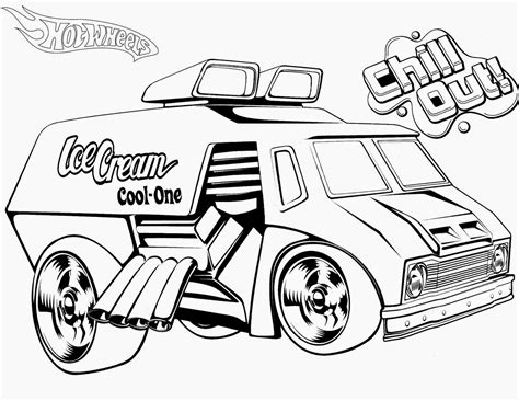 Hot Wheels Racing League Hot Wheels Coloring Pages Set 5