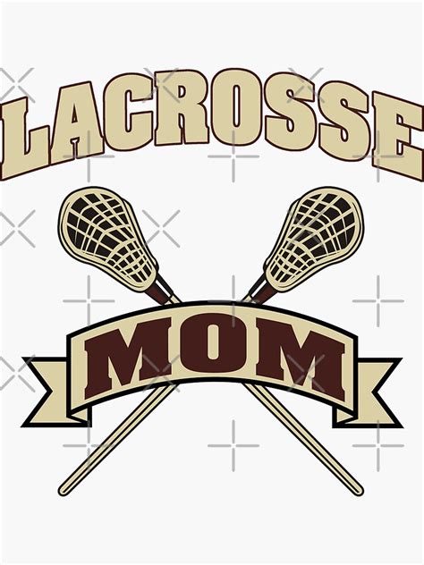 Lacrosse Mom Sticker By Sportst Shirts Redbubble