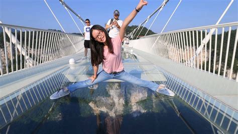 Welthöchste Und Längste Glasbrücke In China Eröffnet