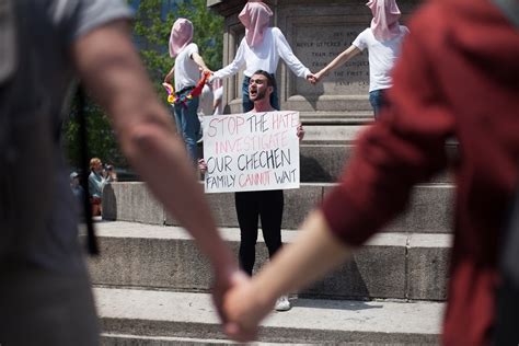 Photos Of The New York Protest Against The Chechnya Gay Purge Dazed