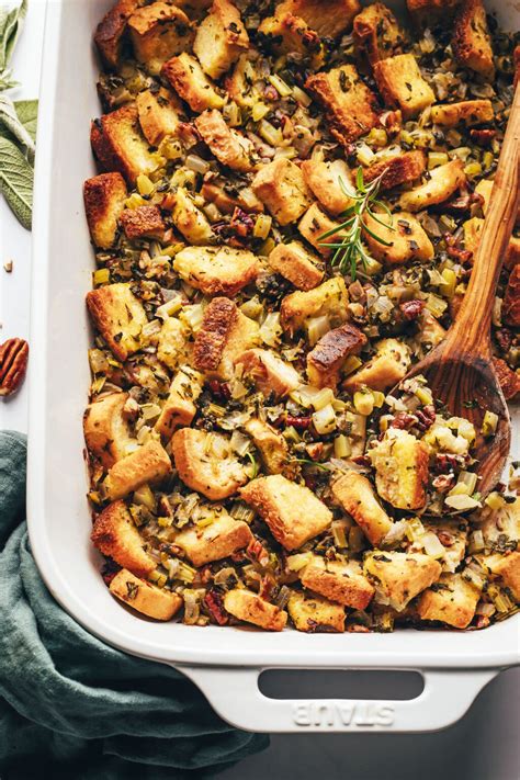 Classic Vegan Gluten Free Stuffing Minimalist Baker Recipes