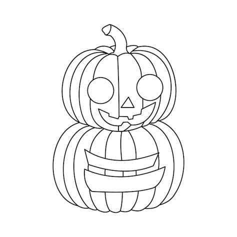 Premium Vector Pumpking Single Continuous One Line Out Line Vector