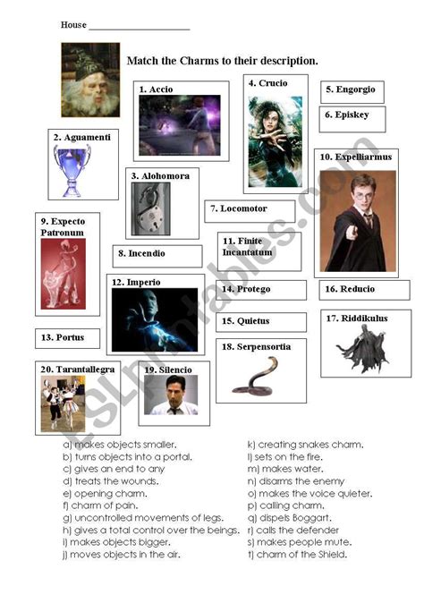 Harry Potter Lesson ESL Worksheet By Kimto