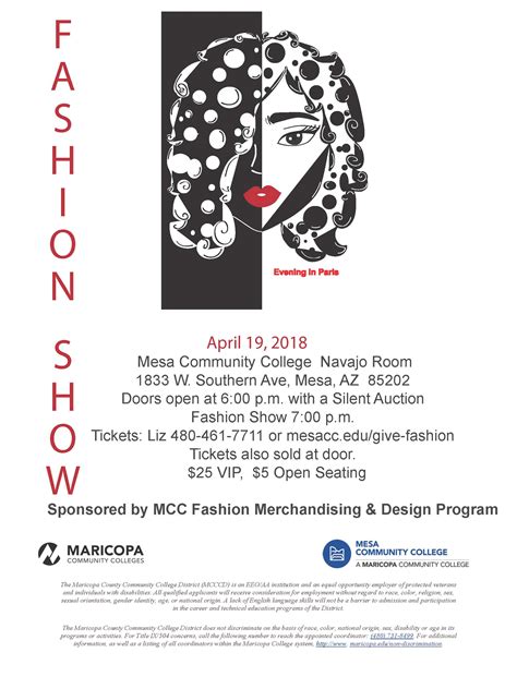 MCC hosts 13th Annual Fashion Show "Evening in Paris" | Press Release | Mesa Community College