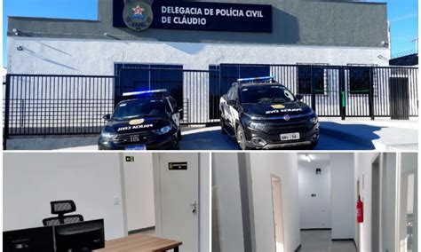 Polícia Civil inaugura nova sede da delegacia em Cláudio Portal Gerais