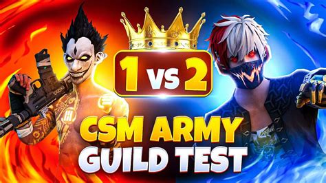 Special Reaction Guild Test Live For Csm Army Win Direct Entry