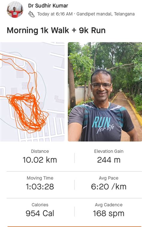 Dr Sudhir Kumar Md Dm On Twitter Morning K Km Walk Km Run