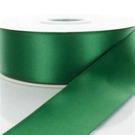 Double Faced Satin Ribbon Forest Green Yd Michaels