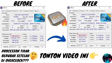 Cara Mengatasi Prosesor Setelah Di Overclock Frequensi Speed Tidak