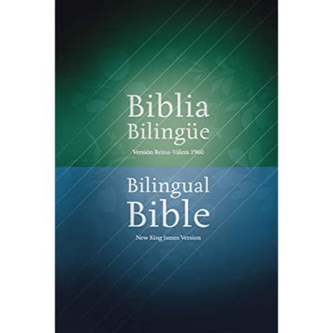 Biblia Biling E Rv Nkjv Tapa Dura Verde Azul Librer A Kyrios