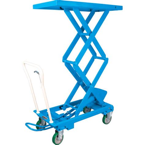 Bishamon® Mobilift™ Double Scissor Lift Table 660 Lb Capacity