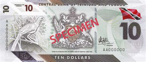 Current Notes Central Bank Of Trinidad And Tobago