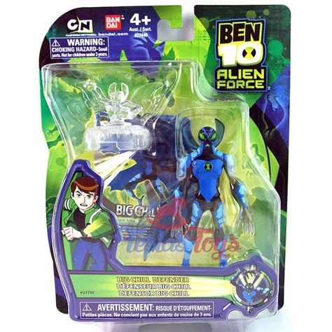 Ben 10 Alien Force Action Figure - Big Chill Defender - Tesla's Toys ...