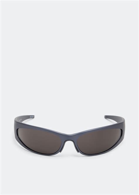 Balenciaga Reverse Xpander 2.0 rectangle sunglasses for Men - Grey in ...