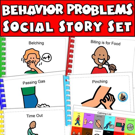 Social Story For Touching Others Set And More Problem Behaviors Autism Caroline Koehler At