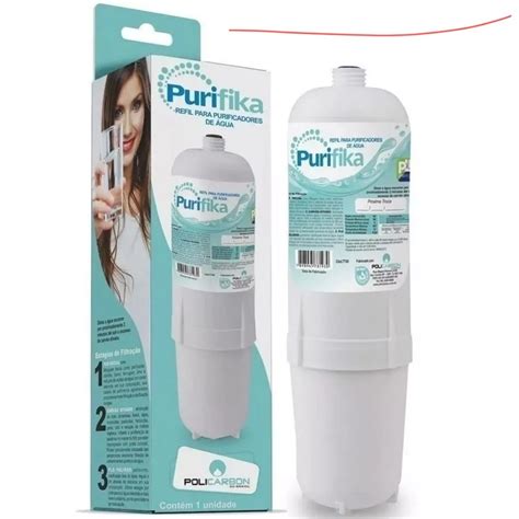 Refil Filtro Vela Para Purificador De Agua Soft Everest Refil