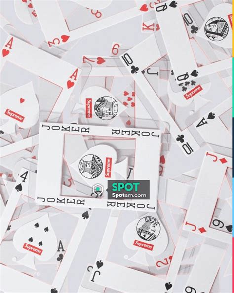 Supreme Bicycle Clear Playing Cards Red Sur Le Compte Instagram De Stockx Spotern