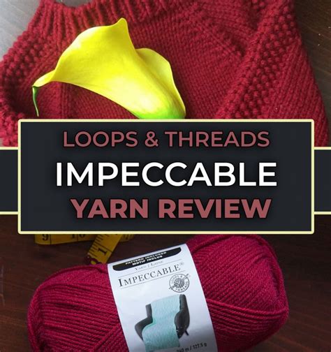 Loops & Threads Impeccable Yarn Review - Budget Yarn Reviews