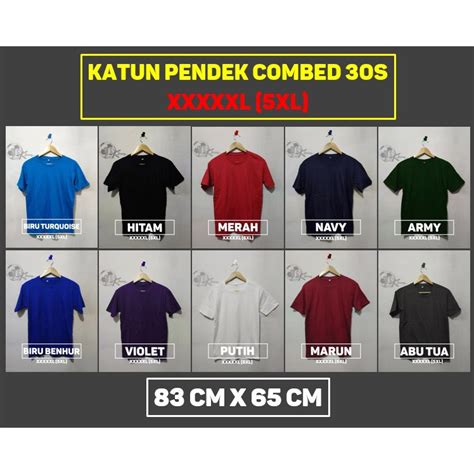 20 Kaos Polos Jumbo Inspirasi Kaos Terkini