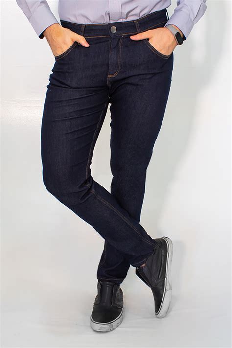 Calça Jeans Masculina Super Skinny Azul Escuro Anticorpus