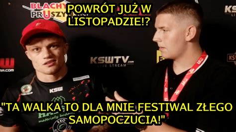 Patryk Kaczmarczyk Powr Ci Do Klatki Ju W Listopadzie Nie Przegapi