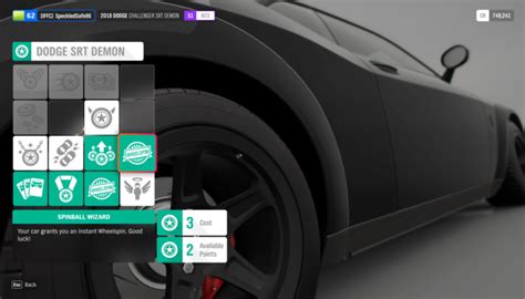 Forza Horizon How To Get Wheelspins And Super Wheelspins