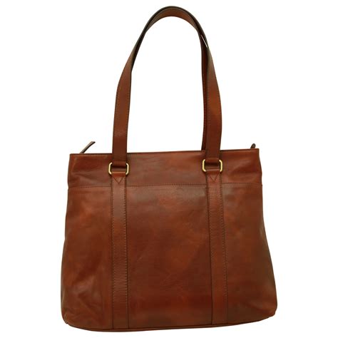 Old Angler Florentine Collection Soft Calfskin Leather Tote Bag 306