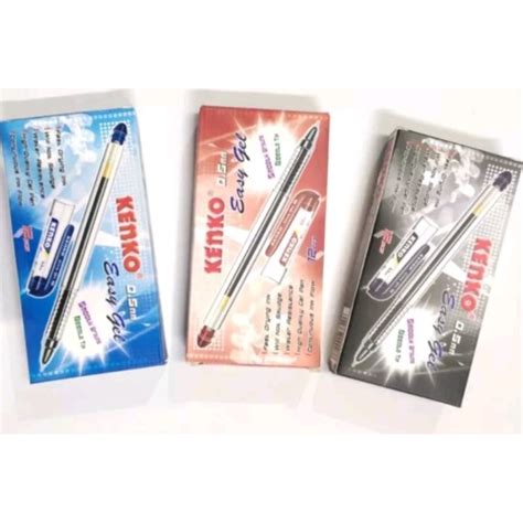 Jual Pulpen Kenko Easy Gel 0 5mm 1 Pack Isi 12 Pcs Shopee Indonesia