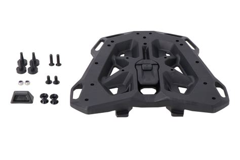 SW Motech Adapterplatte für STREET RACK Gepäckträger Schwarz Für