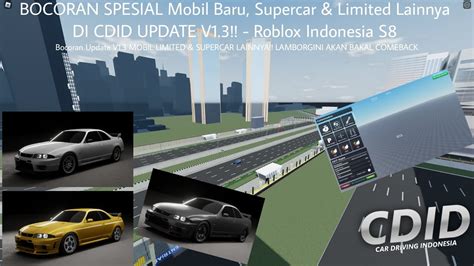 BOCORAN UPDATE SPESIAL MOBIL BARU LIMITED LAINNYA DI CDID UPDATE V1 3