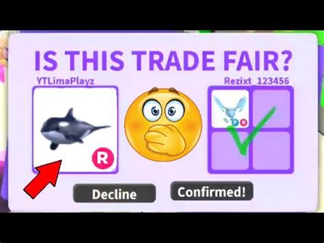 Omg I Traded My Orca For This In Adopt Me Roblox Youtube