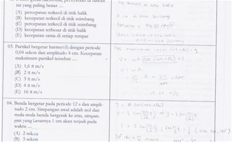 Contoh Soal Pilihan Ganda Gerak Harmonik Sederhana Dan Penyelesaiannya Eroppa