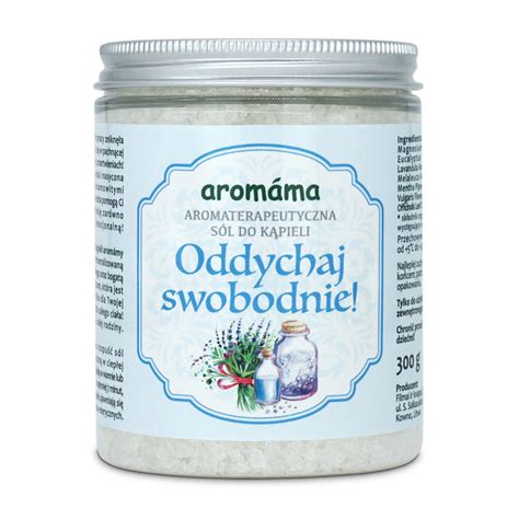 Aromaterapeutyczna sól do kąpieli Oddychaj swobodnie