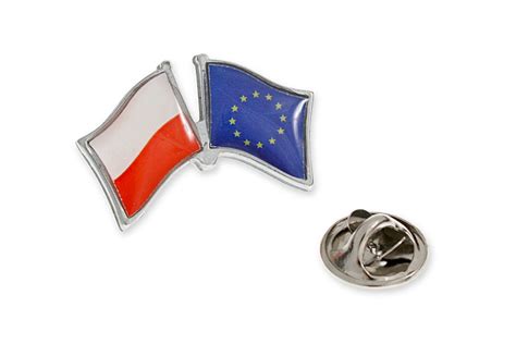 Przypinka Z Flagami Polska Unia Europejska Znaczek Pin Sklep Jubileo Pl