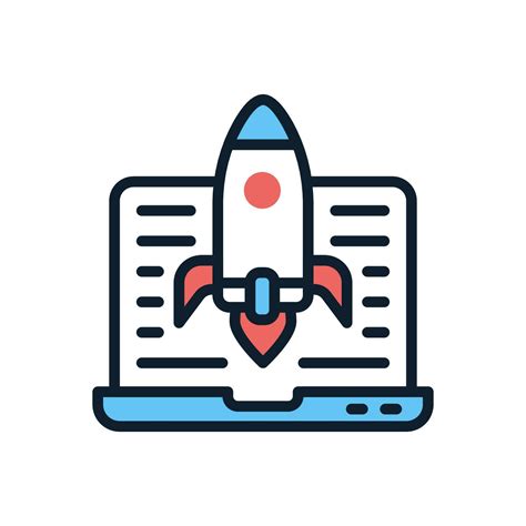 High Speed Computation Icon In Vector Illustration Vector Art