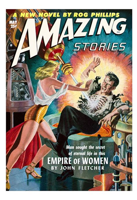 Amazing Stories Empire Of Women Vintage Science Fiction