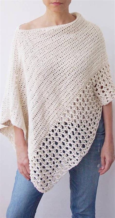 Easy Free Crochet Poncho Patterns Ideas For Women Crochet Pdf