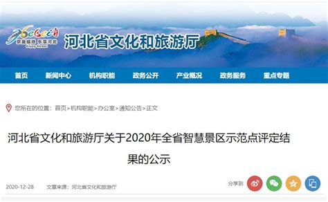 最新公示！张家口两家景区要省级示范，祝贺！ 张垣楼市 【张家口资讯网】