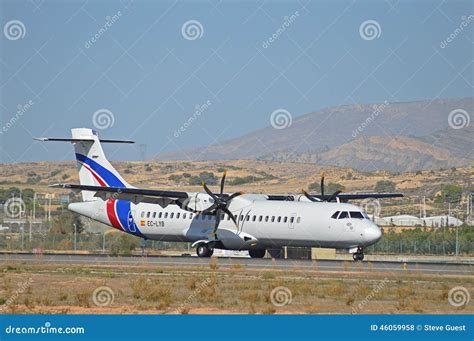 Small Passenger Plane Propeller Aircraft Editorial Stock Photo